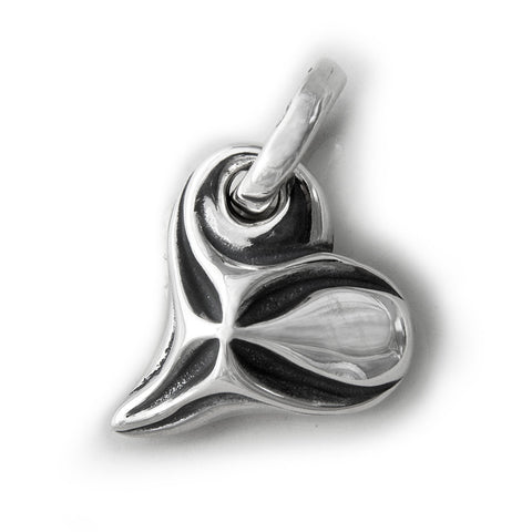 Heart Cross Charm