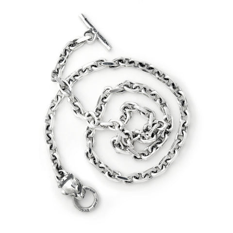 Square Chain with Vintage Panther Necklace