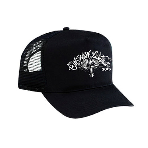 Bill Wall Leather Trucker Cap