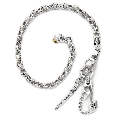 Custom Order Vintage Skull Wallet Chain