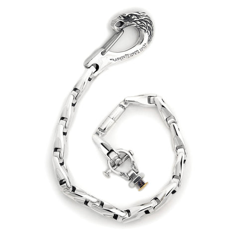 Eagle Clip Smooth U-Joint Wallet Chain 18"