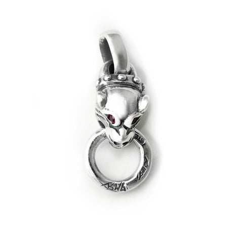 30th Anniversary Vintage Panther with Birthstone Eyes Charm