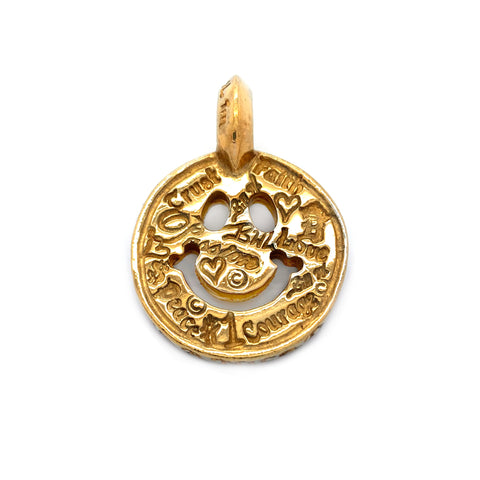 Graffiti Happy Face Charm Custom