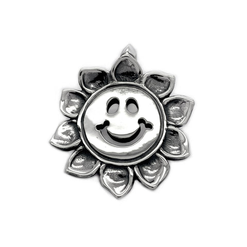 Sunflower Happy Face Charm