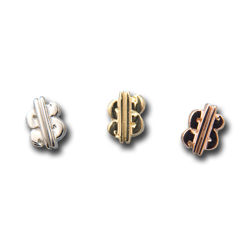 18k Gold Dollar Sign Earrings