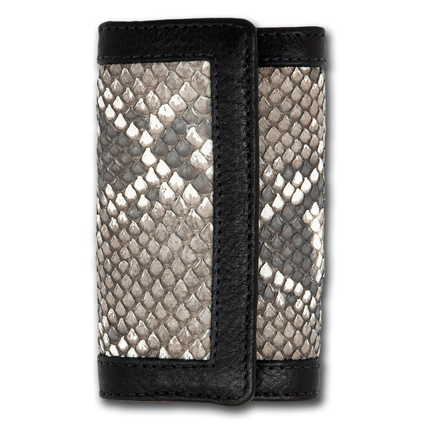 Python Leather Key Wallet - Bill Wall Leather Inc.