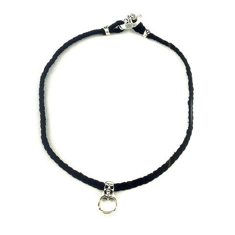 Musician's Necklace with Skull Slider