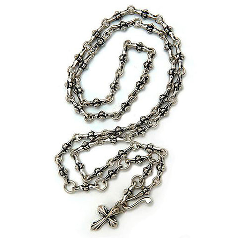 Small Cross Necklace with Cross Fob