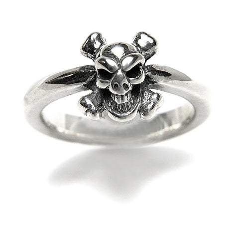 X-Small Skull and Crossbones Ring