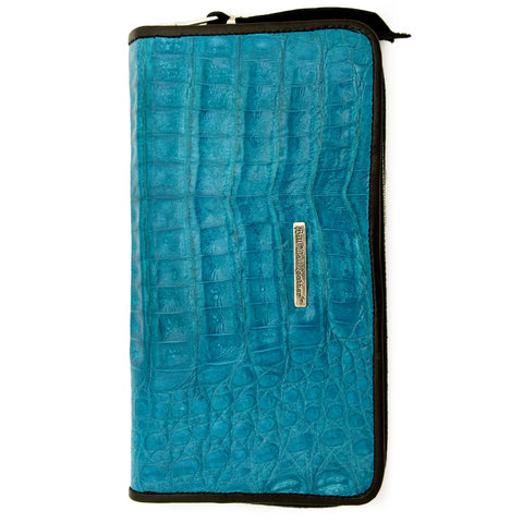 Zipper Wallet in Colored Alligator Leather (Yen)