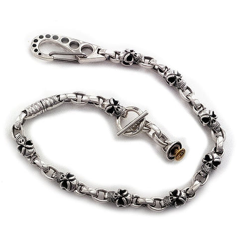 Half Skull Wallet Chain