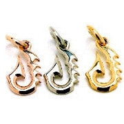 18k Fish Hook Charm