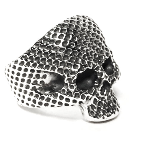 Large Forehead Skull Ring Mesh