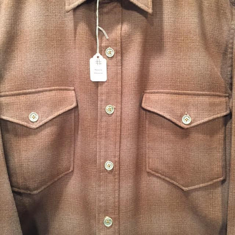 Pendleton Shirt Vintage Silver and Brass Buttons