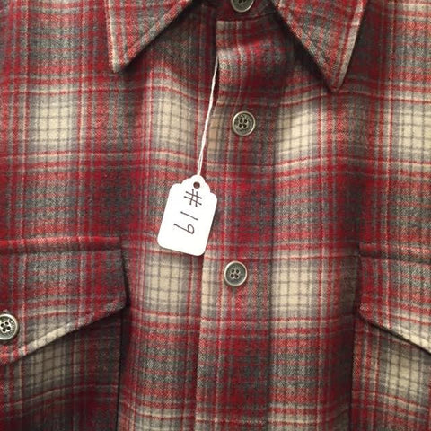 Pendleton Shirt Vintage Silver and Brass Buttons