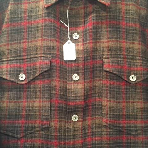 Pendleton Shirt Vintage Silver and Brass Buttons