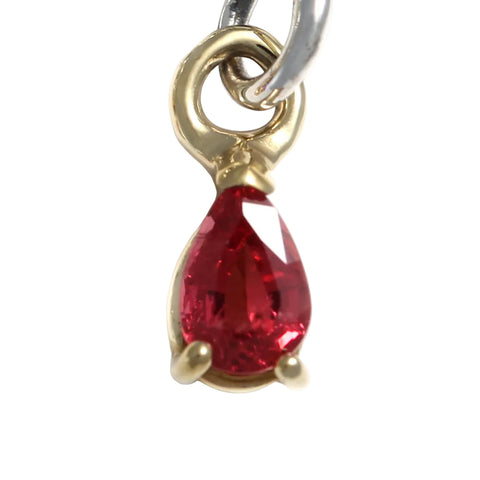 Large Horse Pendant with Stone Dangle