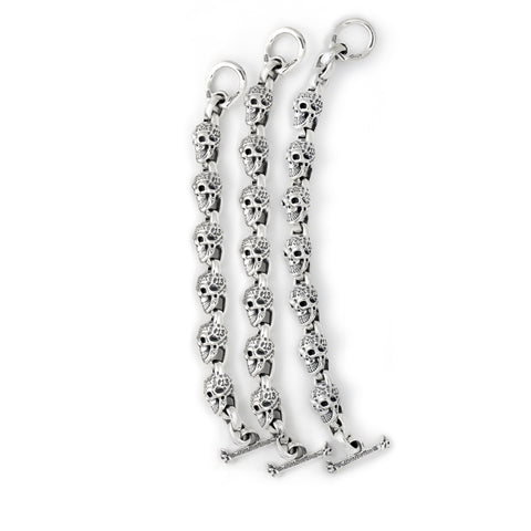 Graffiti Vintage Skull Bracelet