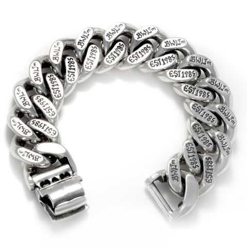 Round Huge Flat Chain Bracelet