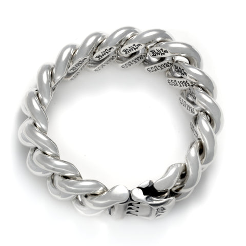 Round Huge Flat Chain Bracelet