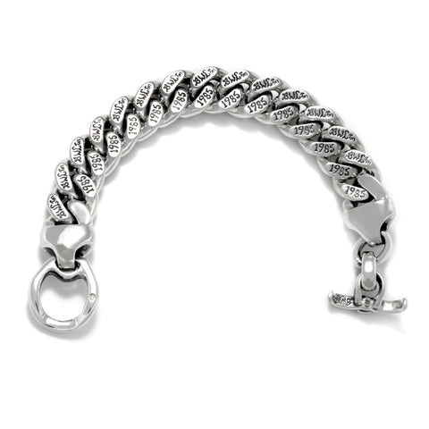 Round Large Flat Chain Bracelet