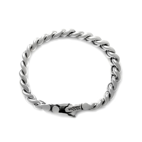 Medium Round Flat Chain Bracelet