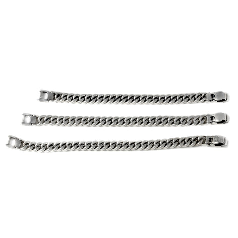 Medium Round Flat Chain Bracelet