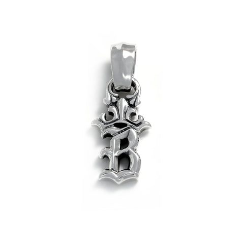 Initial Crown Pendant