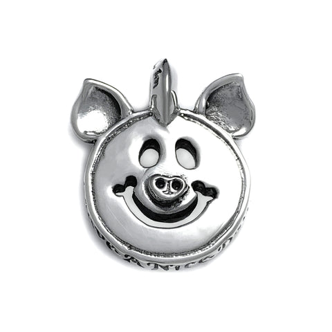 Happy Face Charm with Pig Ears