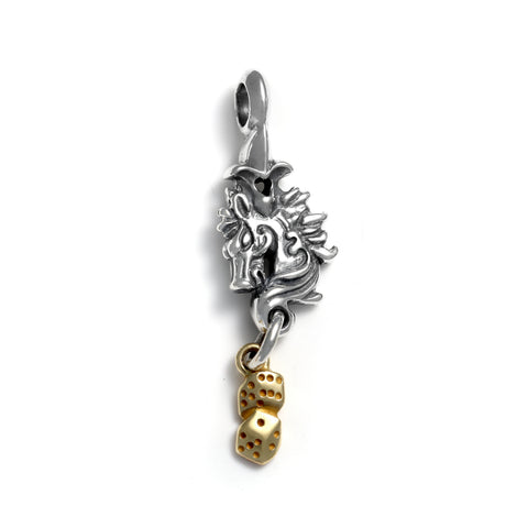 Horse Charm with 18k Mini Charm