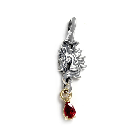 Horse Charm with Stone