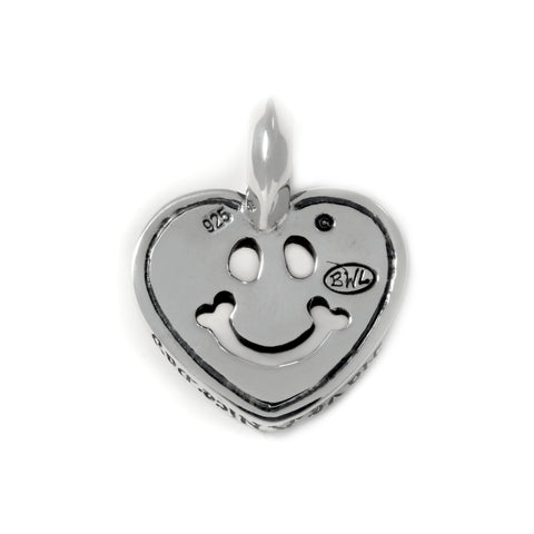 Heart Happy Face Charm