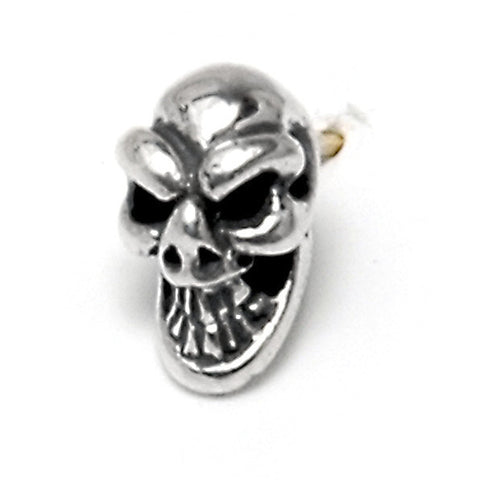 Silver Skull Earrings