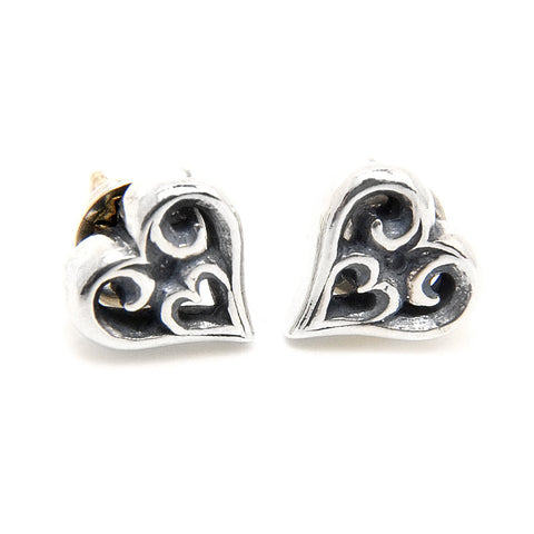 Tribal Heart Earrings