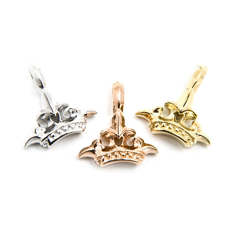 18k Crown Charm