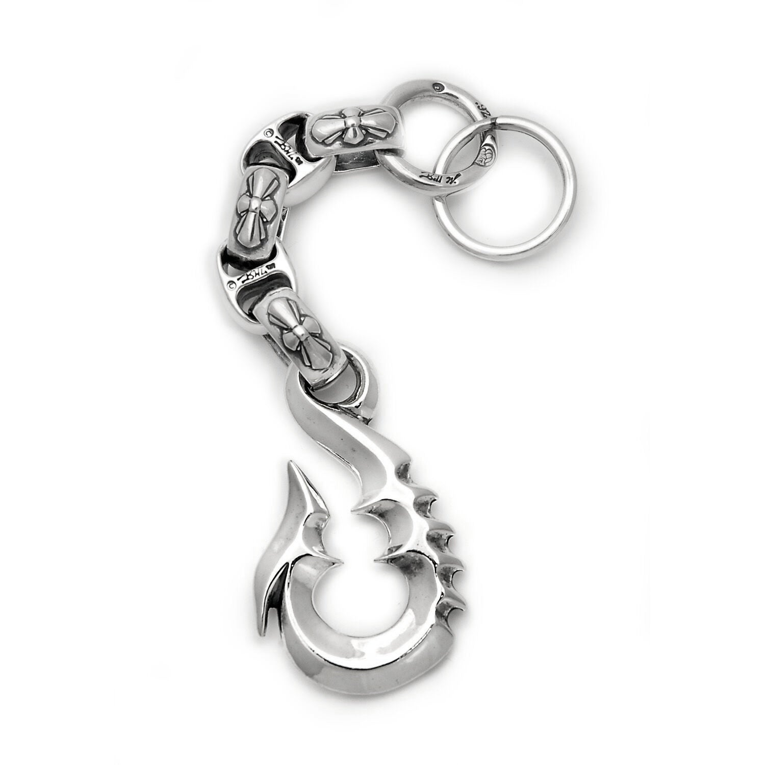 小物 LYNCH SILVERSMITH \"VENOM HOOK KEY CHAIN\" LYNCH SILVERSMITH 