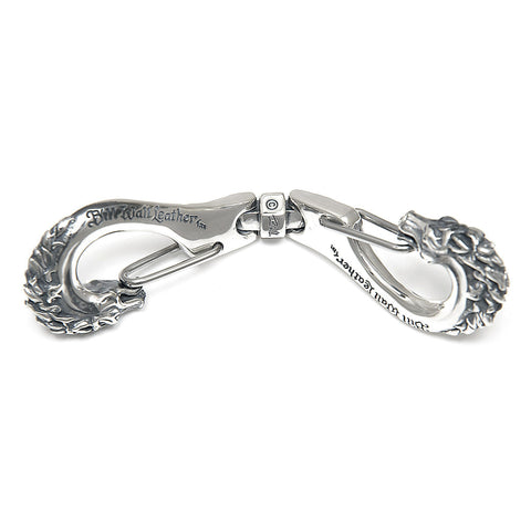 Double Horse Clip Key Chain