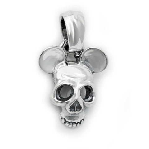 Skull Ghost Mask w/Ears Pendant