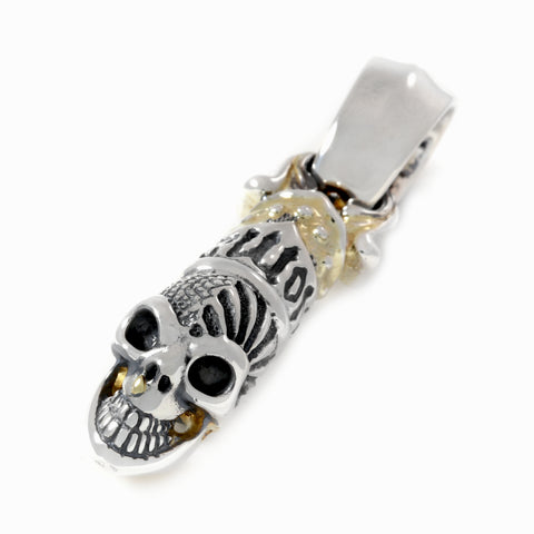 Engraved Nomad Skull Pendant