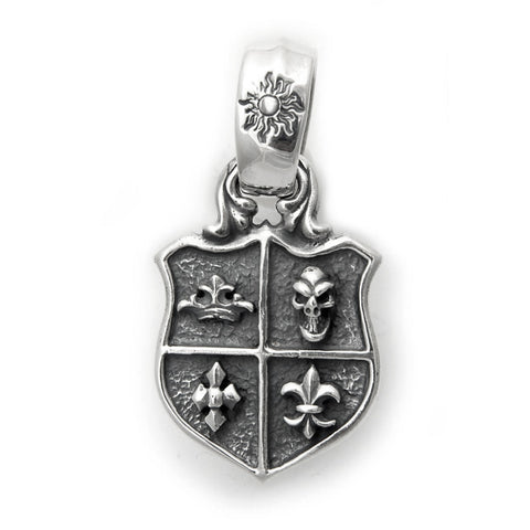 Large Shield with Charms Pendant