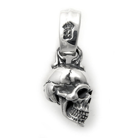 Side Skull with "B" Crown Bale Pendant