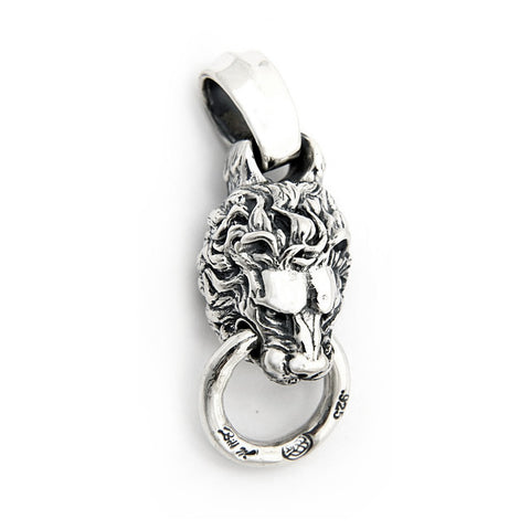 Lion with Mouth Ring Pendant