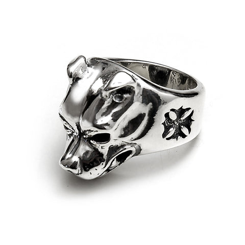 Large Dog Head Ring