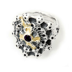 Sun Ring w/Stone - Bill Wall Leather Inc.