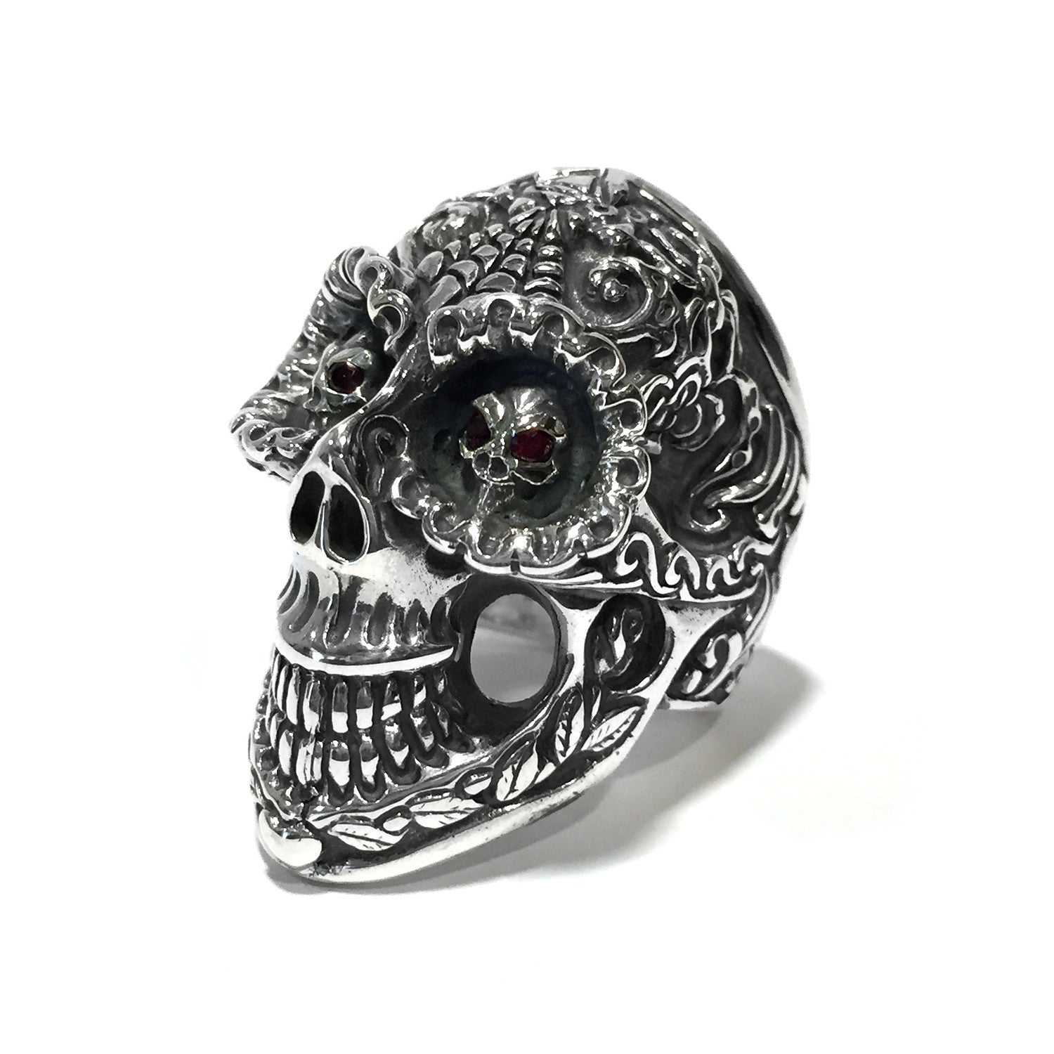 Dia de los Muertos Master Skull Ring Stones - Bill Wall