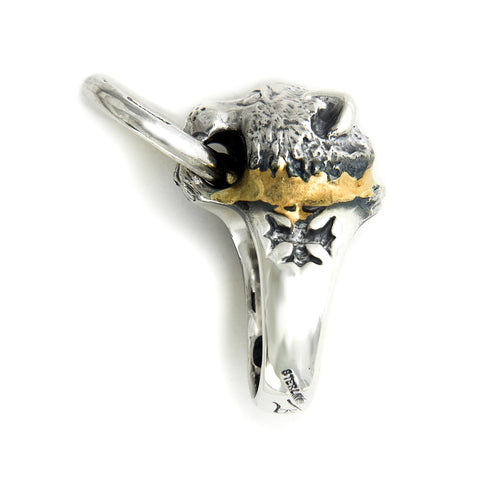 Kitty Cat Ring w/Mouth Ring and 18k solder