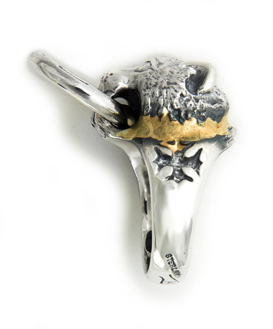 Kitty Cat Ring w/Mouth Ring and 18k solder