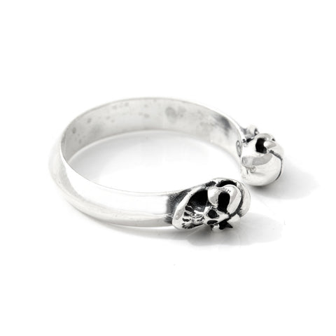 Double Skull Ring - Small