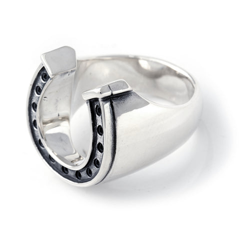 Horseshoe Ring Silver - Large