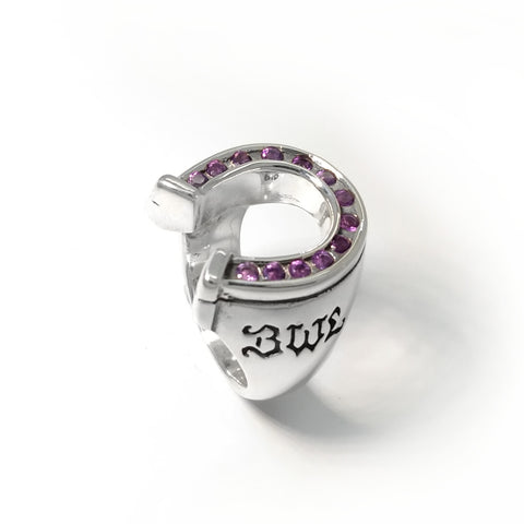 Medium Horseshoe Ring with Stones (Custom)